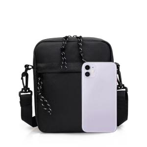 China Cross Border Diagonal Bag Men And Women Exquisite Fabric LOGO High Grade Leather on sale