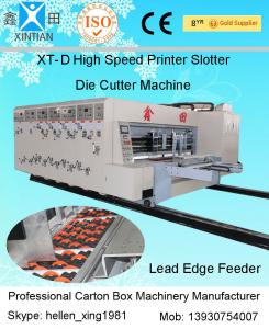 China Corrugated Carton Box 5 Colour Printer with Ceramic Anilox Roller / Doctor Blade on sale