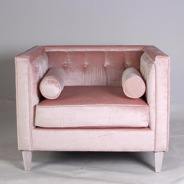Hote sale home furniture single sofa rental vevlet upholstered wooden sofa event