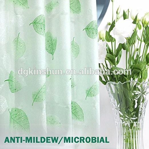 PEVA Meadow Shower curtain Bath Decor Butterfly Flower curtain bath