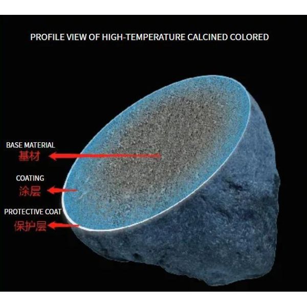 China Factory Direct Supply High-Temperature Calcined Pottery Color Sand