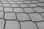 4.0mm AISI 304 316 Rhombus X Tend Cable Mesh