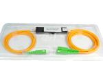 SC / APC Fiber Optic Cable Splitter Single Mode Dual Window FBT Couplers