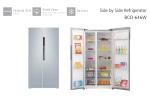 HGI Side By Side Refrigerator No Frost PCM 587L