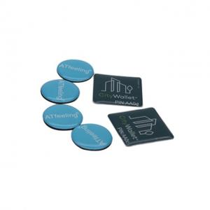 China Nfc Passive Sticker Anti Metal Tags With Chip 215 216 Smallest NFC Tags For Metal on sale