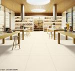 Beige tiles and 24"X48" anti-slip Outside Floor Durable Soft Glazed Porcelain
