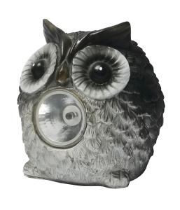 Wholesale Owl Shape Solar Powered Resin LED Lawn Light 4.6*3.3cm Polycrystalline Silicon Resin from china suppliers