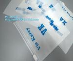 EVA Plastic Promotional Gift Packaging Bag Slider Zipper Bags With Ring Holder,