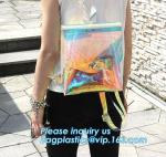 Fashion Women Neon Color Transparent Backpack, Transparent Clear Neon PVC