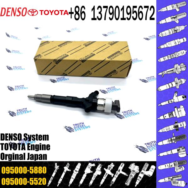 TOYOTA 2KD 2KD-FTV common rail injector 095000-5881 23670-30050 for toyota hiace