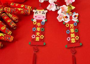 Wholesale 40*10cm Felt Holiday Decorations With Dragon And Ox Design from china suppliers