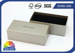 Wholesale Grey Luxurious Printed Rigid Art Paper Gift Box / Custom Logo Sunglass Packaging Boxes from china suppliers