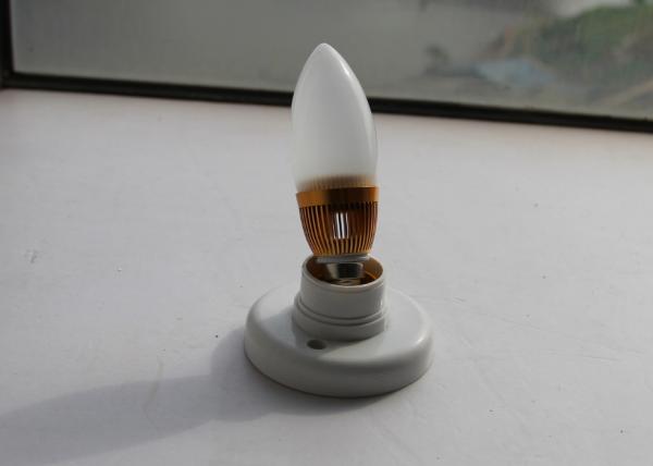 Quality 60 Degree E27 50 - 60Hz IP20 5W Led Candle Light Bulbs For Car Display Lighting for sale