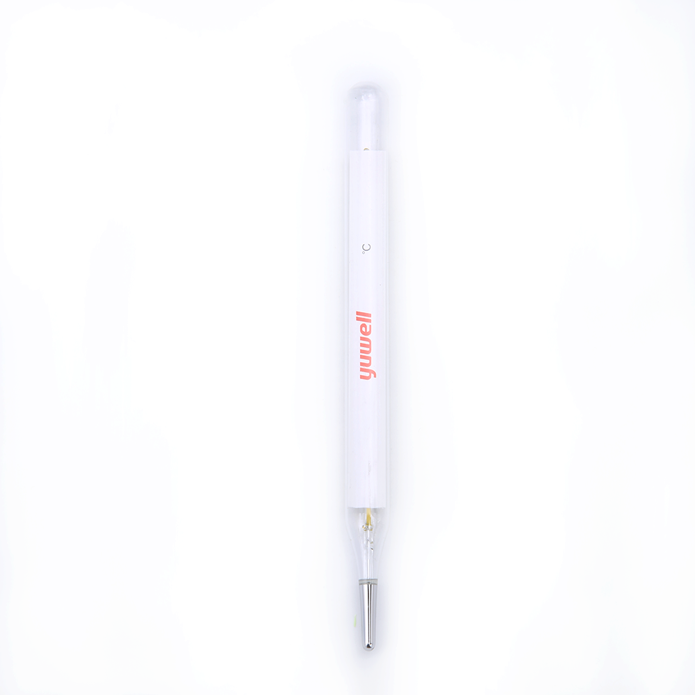 Hot sale mercury glass clinical thermometer armpit medical thermometer with CE approved