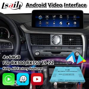 Wholesale Lsailt Android Carplay Video Interface for Lexus RX 300 350 350L 450h 450hL F Sport 2019-2022 from china suppliers