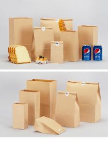 Wholesale Various Sizes Available Food Packaging Paper Bag Ideal For Food Packaging And Takeout from china suppliers