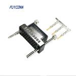V.35 Male Crimp Housing Connector with Metal Shell For Etherlink