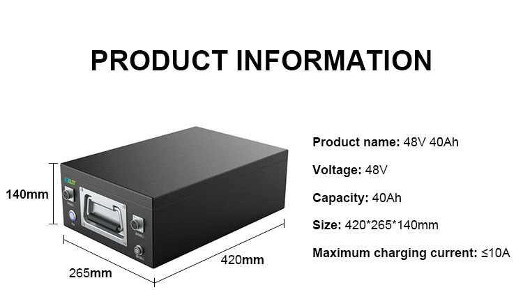 FACTORY DIRECTLY SELL 48V 40AH ROBOT LITHIUM IRON PHOSPHATE BATTERY LITHIUM BATTERY PACK