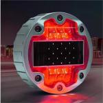 Monocrystalline Silicon Solar Road Studs 3-Year Lifespan 500m Visibility