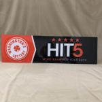 3d PET Plastic Advertising Boards Embossed With Custom Design