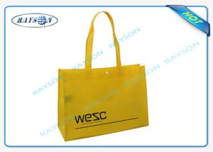 Wholesale full sewing shoulder customer logo printing with cross stiching handle and bottom gussects from china suppliers