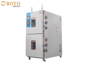 Wholesale 2 Zone Temperature Heat Cold Impact Testing Machine Battery Thermal Shock Test Chamber from china suppliers