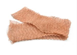 Wholesale 30m Copper Knitted Mesh 10 15 20cm Width 0.20mm Wire Dia Corrugated Surface from china suppliers