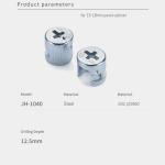 12.5mm Height Minifix Cam Lock Furniture Connector For Panel Furniture Cold