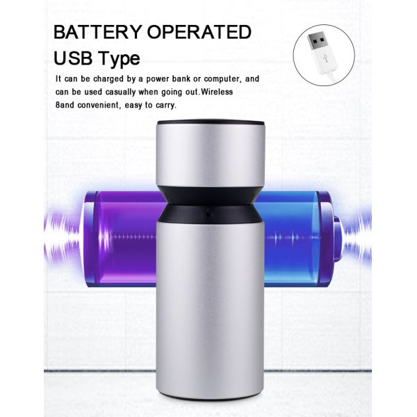 Atomizing 2ml-5ml 15hrs Car Aroma Diffuser Machine Anhydrous