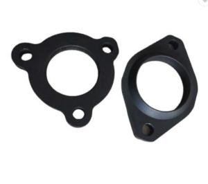 Wholesale Sandblasting Hot Forging Parts Cylinder Sleeve Flange Connecting Steel Plate from china suppliers