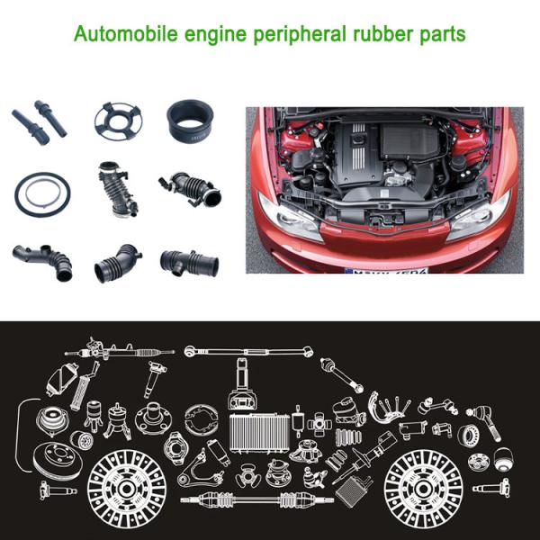 Rubber Accessories Automotive Engine Rubber Parts Car Around Engine Black Rubber