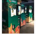Healthy Drink Orange Juice Vending Machine Customized For Hotels