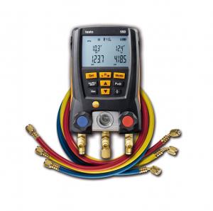 China Electronic Refrigerant Temperature Tester Digital Manifold Kit With Bluetooth Support on sale