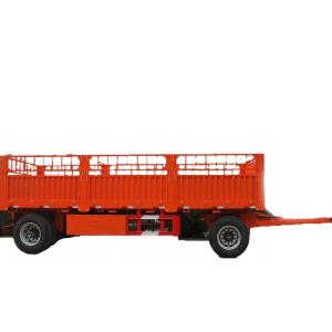 Wholesale 40 Ton Fence Cargo Trailer 2 Axle Stake Fence Semi Trailer for Cargo Transportation from china suppliers