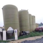 1600mm*2620mm 5CBM FRP Water Tank Fiberglass Stock Composite Vertical