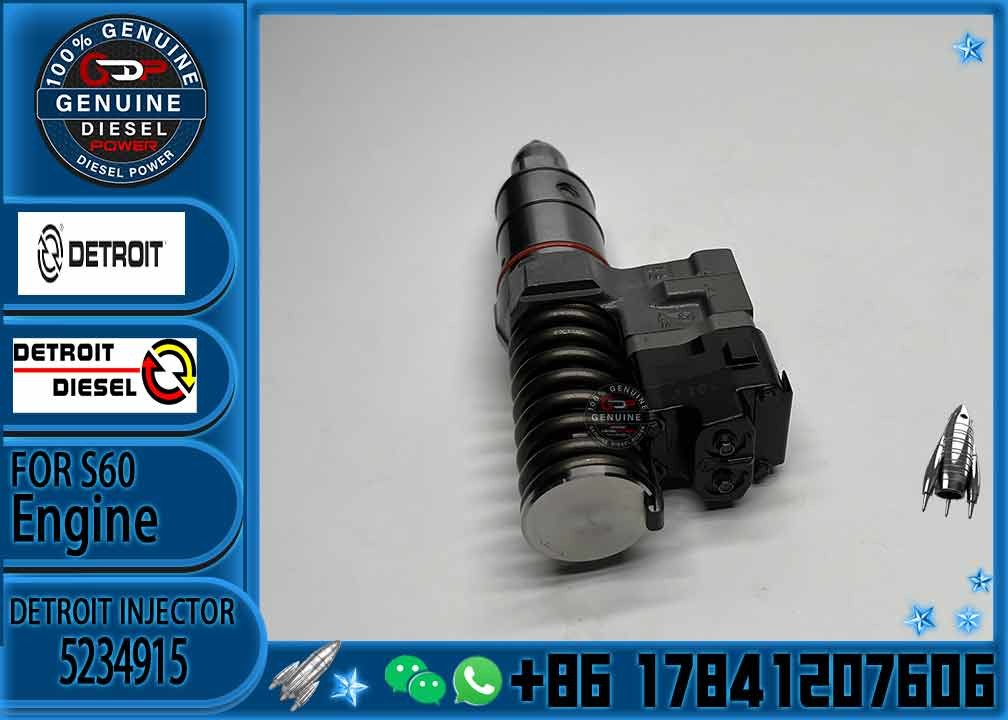 Common Rail Fuel Injector R-5235575 R-5235580 R-5237473 R-5237315 R-5234775 R-5234915 R-5234920 for Detroit S60 series