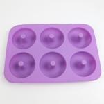 Mini Non Toxic Silicone Doughnut Moulds For Cupcake Muffin Making