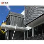 Shade Automatic 38mm outdoor aluminium plantation shutters Horizontal Opening