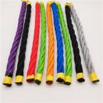 Customized Polyester Combination Rope 12mm - 20mm Playground Steel Core Wire