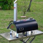 12" Wood Pellet Portable Outdoor Pizza Oven Includes Pizza Stone Peel Scraper