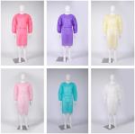 PP Non-Woven Disposable 15g Lightweight Visitor Gown CE Far Infrared Disposable