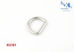 Custom Logo 15mm Size D Ring Buckle Handbag Hardware For Pet Strap Durable