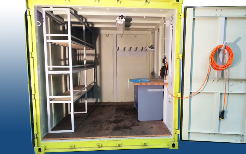 30.90CBM Capacity A60 Standard Offshore Container Workshop with DNV 2.7-1 Standard and Door Opening Size of 2.218 x 2.223 M