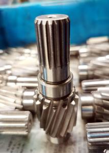 Wholesale 20CrMnTi Steel Single Helical Pinion Gear Shaft With Involute Splines from china suppliers