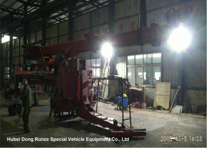 40 Ton 360 Degree Rotary Recovery Truck Body / Steel Wrecker Towing Body
