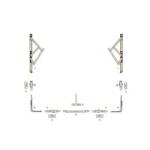 RAL 450pa 75/150 Aluminum Vertical Sliding Window