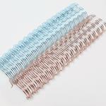 Rainbow Double Metal Spiral Binding Wire With Electroplating