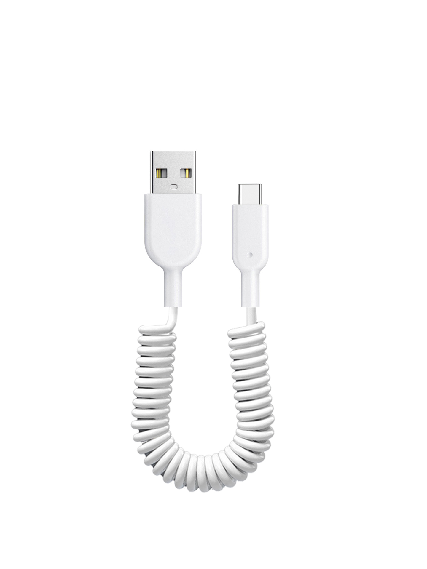 High-quality spring data cable USB 2.0 Type C data cable, high-speed data transmission, fast charging, within reach